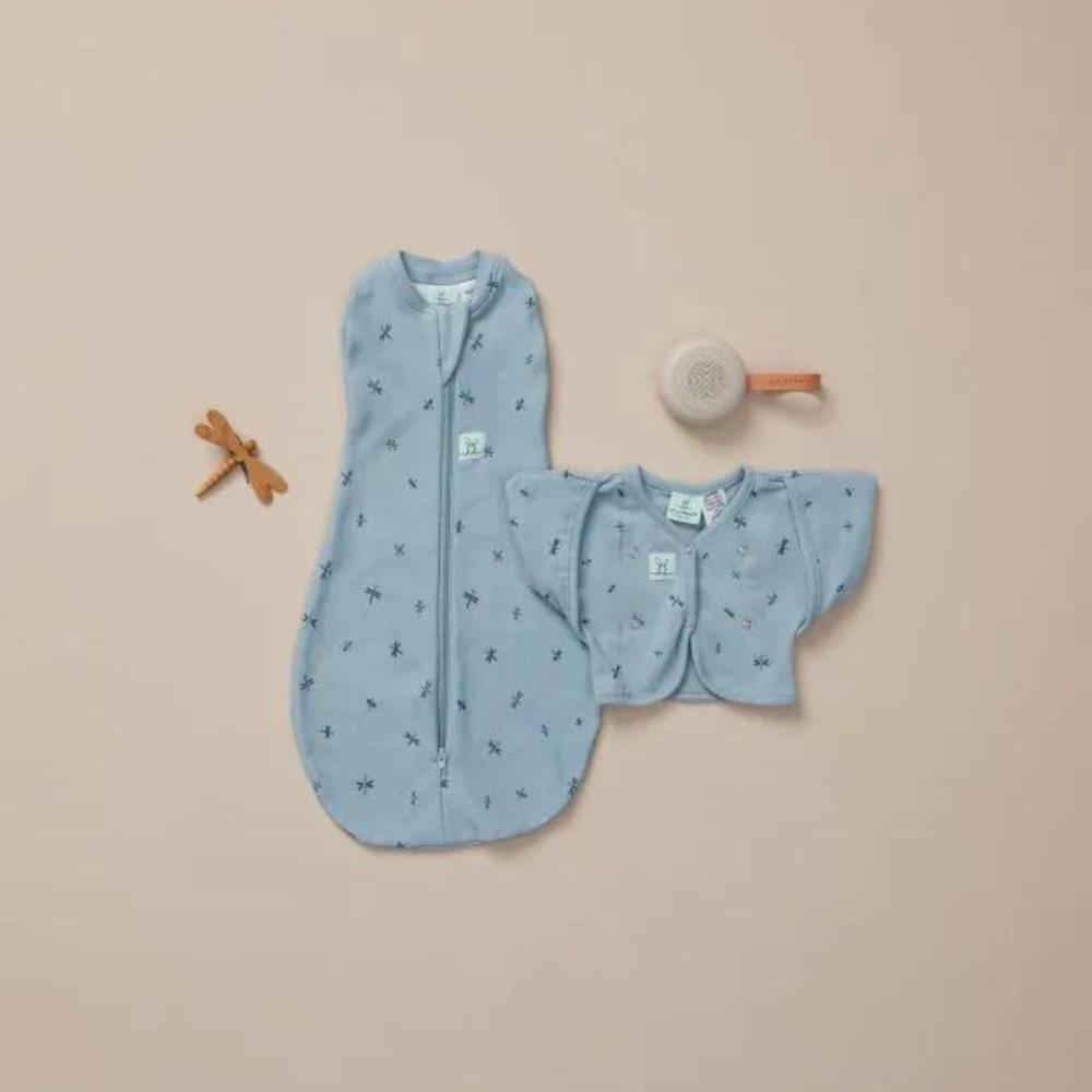 ErgoCocoon Kapalo&Unipussi TOG 1.0 - Dragonflies Sininen - Koko 6-12m