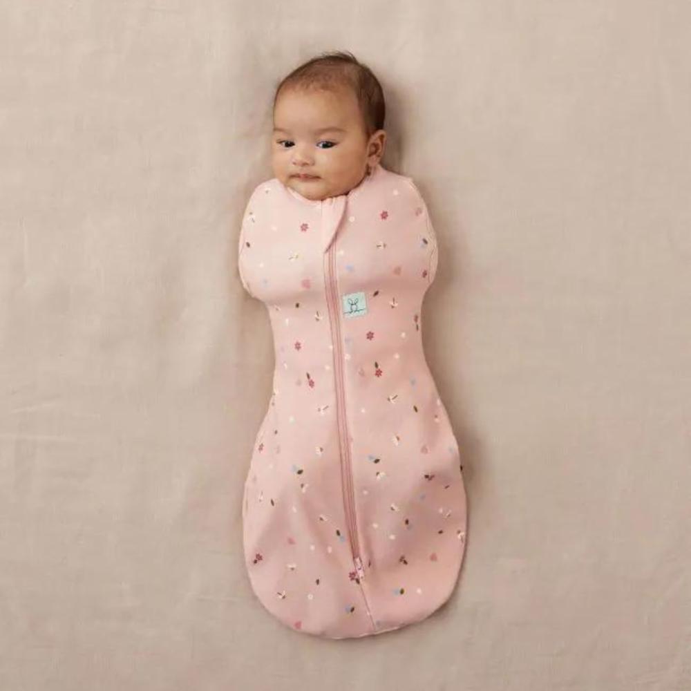 ErgoCocoon Kapalo&Unipussi TOG 1.0 - Daisies Vaaleanpunainen - Koko 3-6m