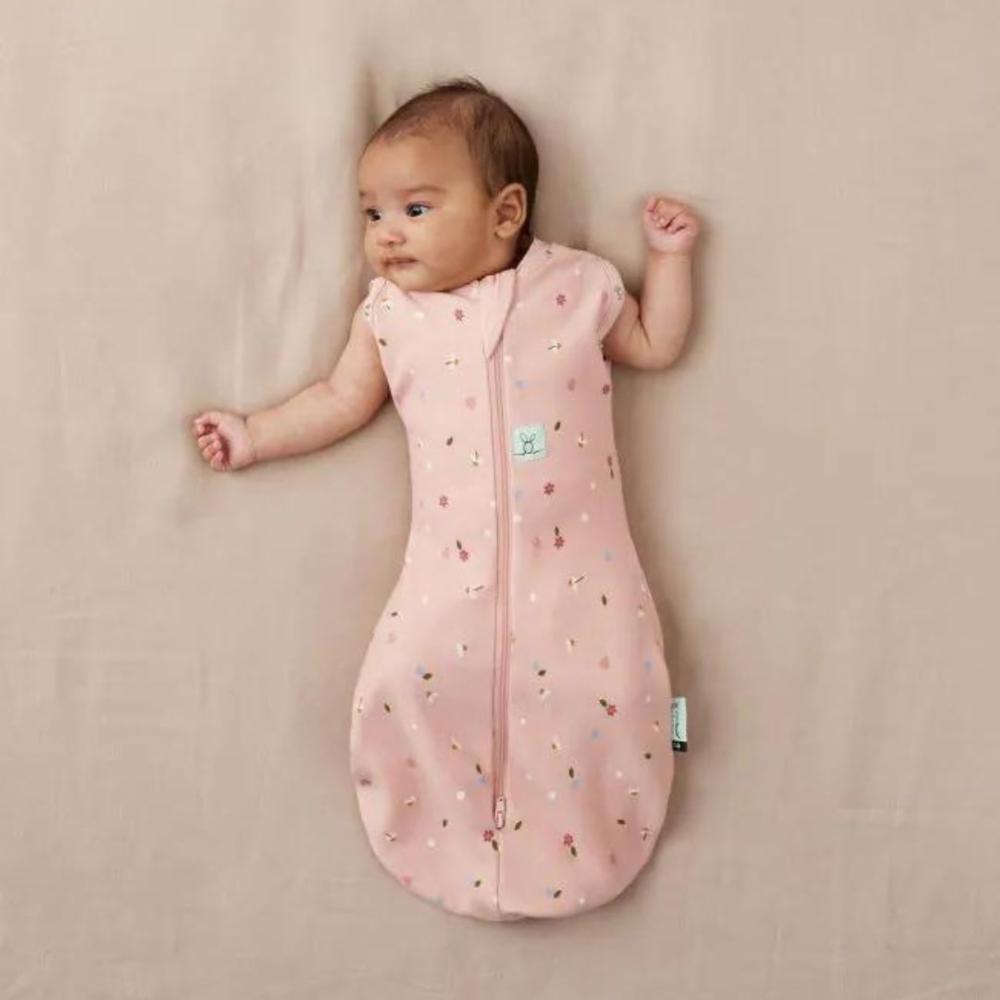 ErgoCocoon Kapalo&Unipussi TOG 1.0 - Daisies Vaaleanpunainen - Koko 3-6m