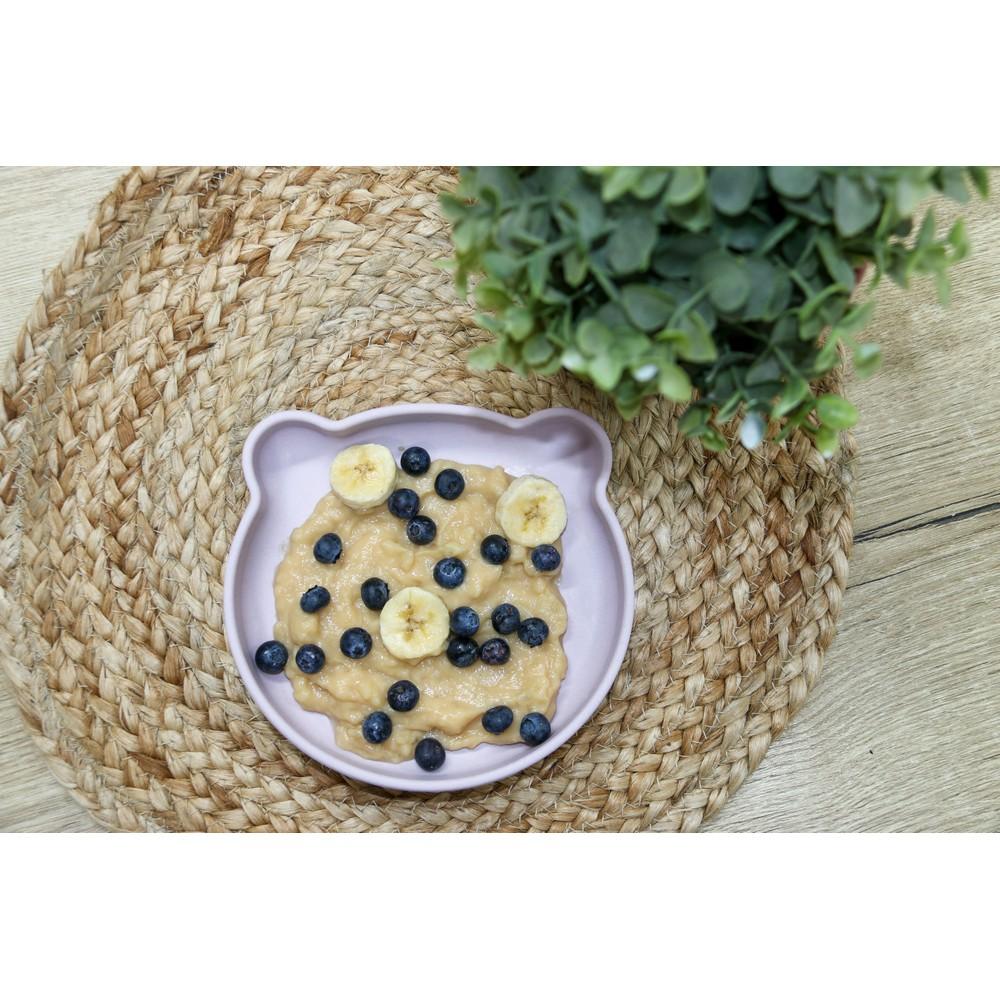 Bo Jungle Silikoni Lautanen Nalle - Pinkki