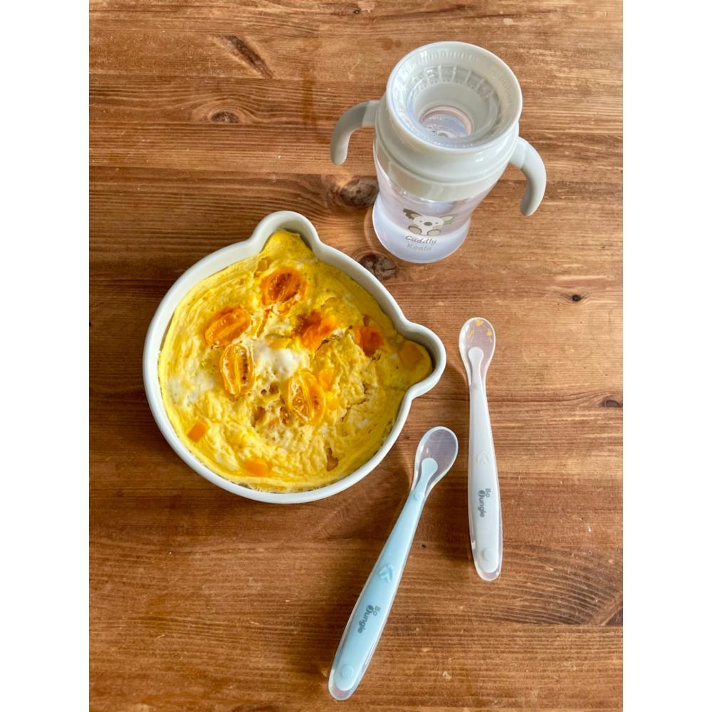 Bo Jungle Silikoni Lautanen Nalle - Pinkki