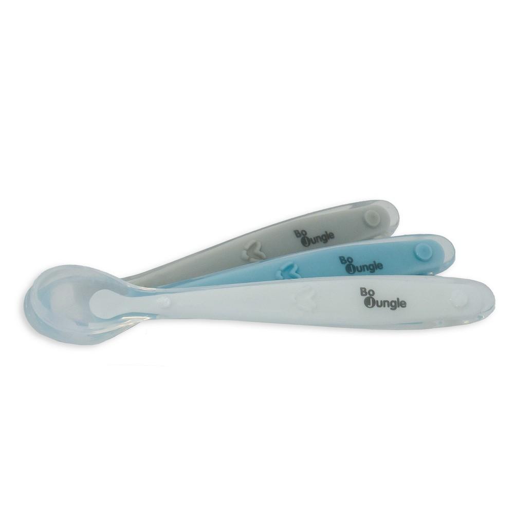 Bo Jungle Soft Lusikka setti 3kpl - Harmaa