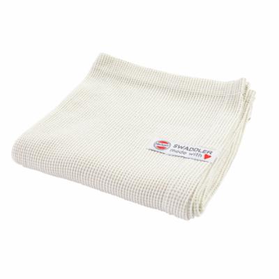 Lodger Ciumbelle swaddle from waffle cotton 70x70 - Cloud Dancer
