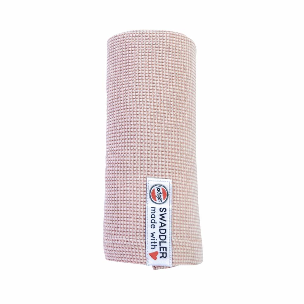 Lodger Ciumbelle swaddle from waffle cotton 70x70 - Tan Rosa