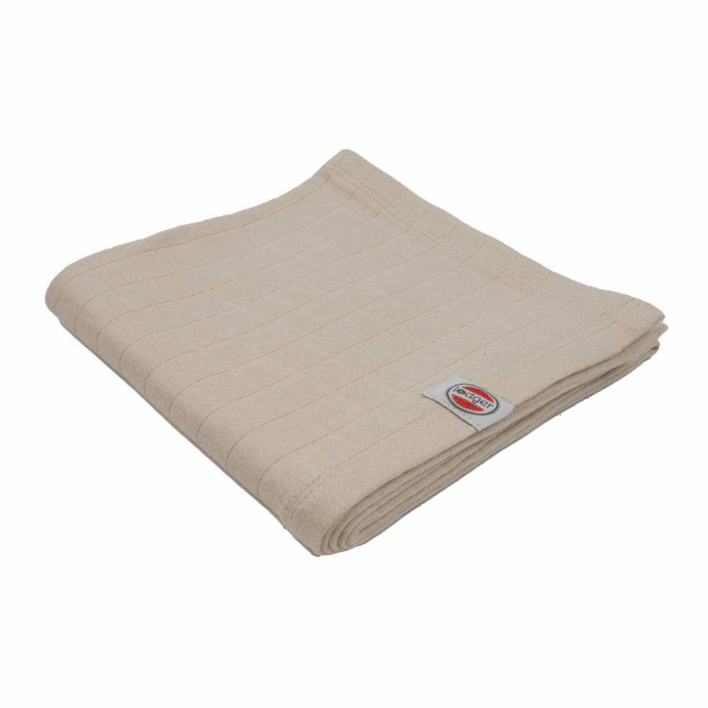 Lodger Swaddler Harso Solid 70 x 70 cm - Birch Vaaleanbeige