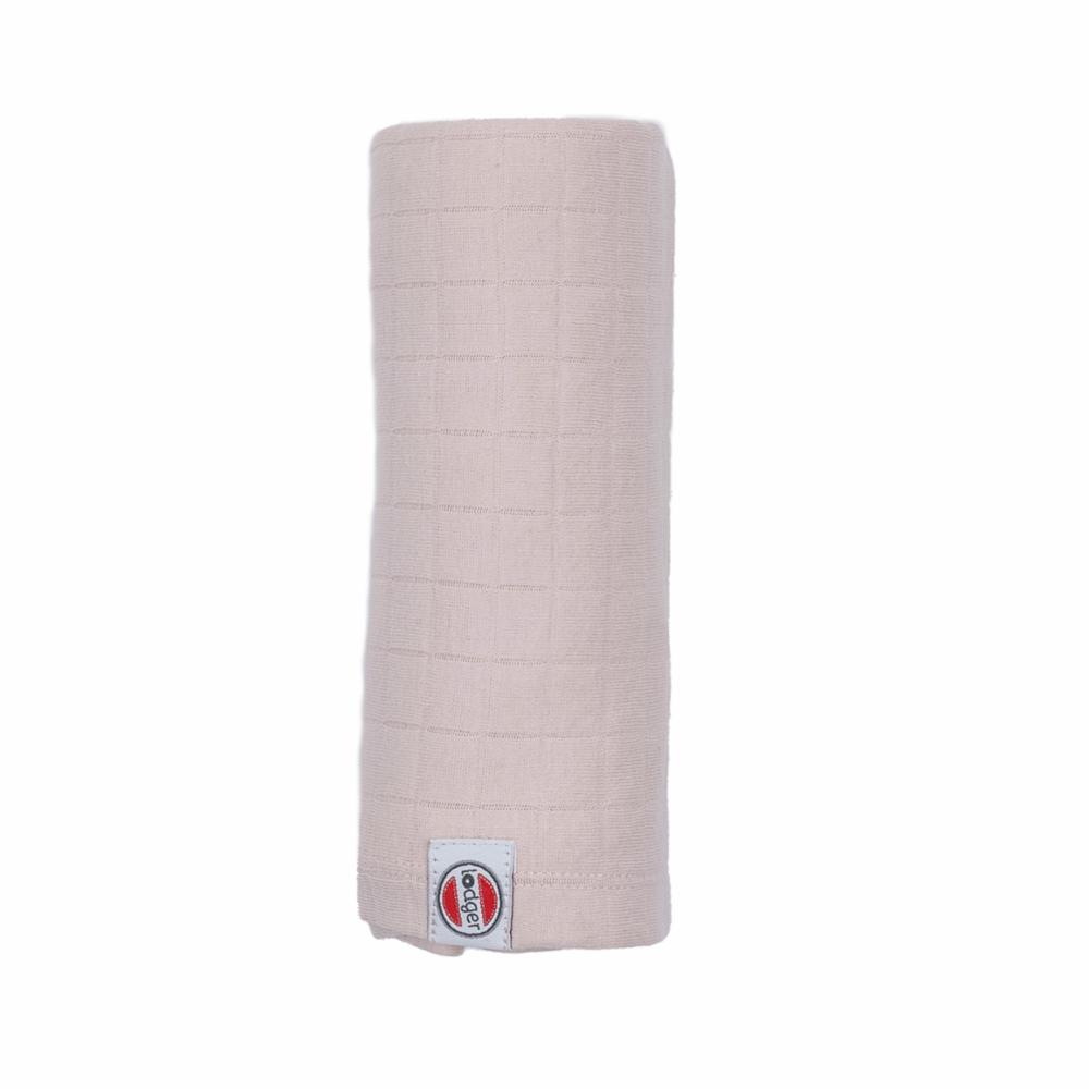 Lodger Swaddler Harso Solid 70 x 70 cm - Powder Vaaleanpunainen