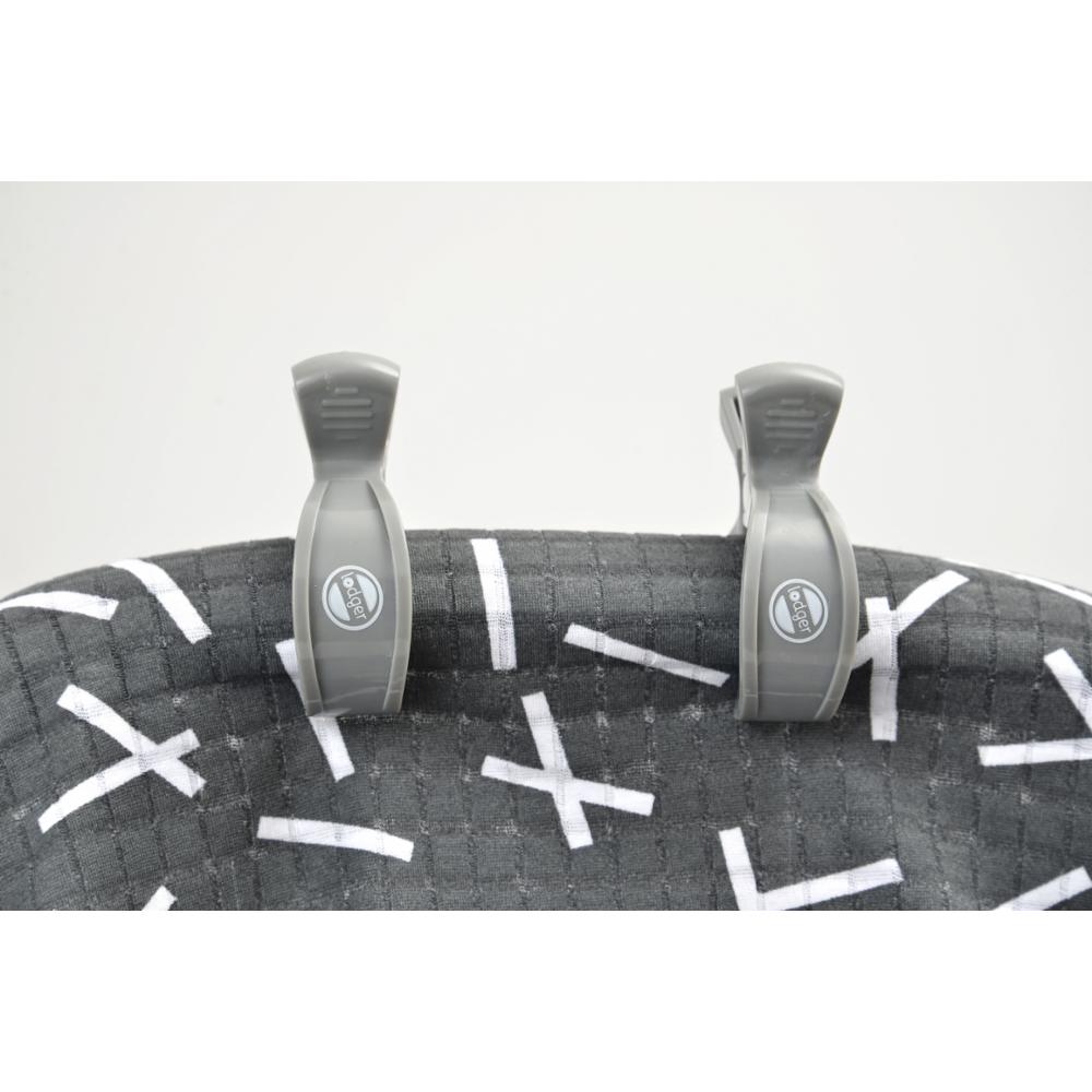Lodger Harso Klipsi 2kpl - Carbon harmaa