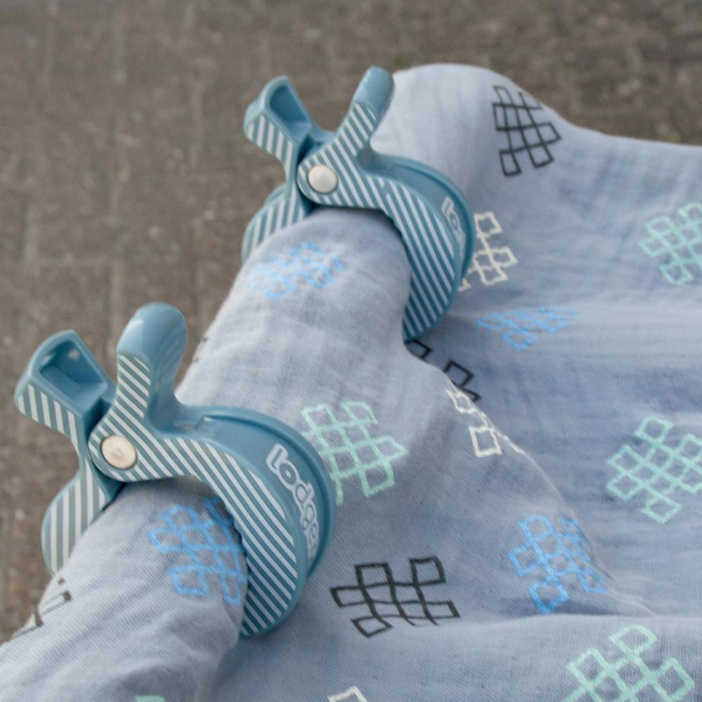 Lodger Harso Klipsi 2kpl - Ocean Stripe