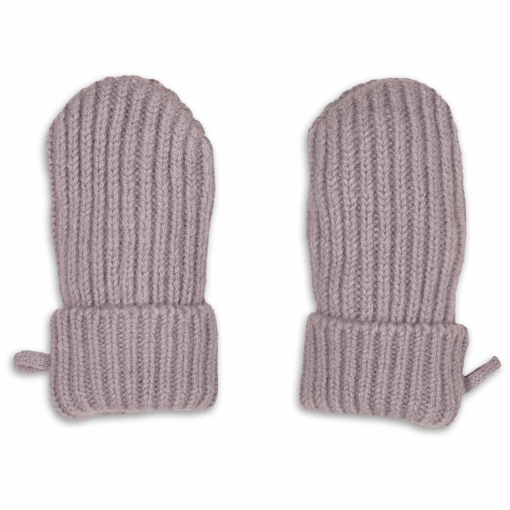 Lodger Merino Wool Mittens - Rose - 0-12m