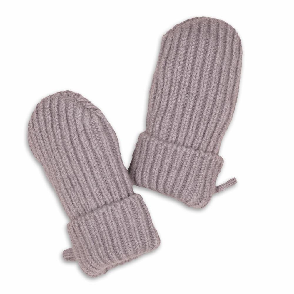 Lodger Merino Wool Mittens - Rose - 0-12m
