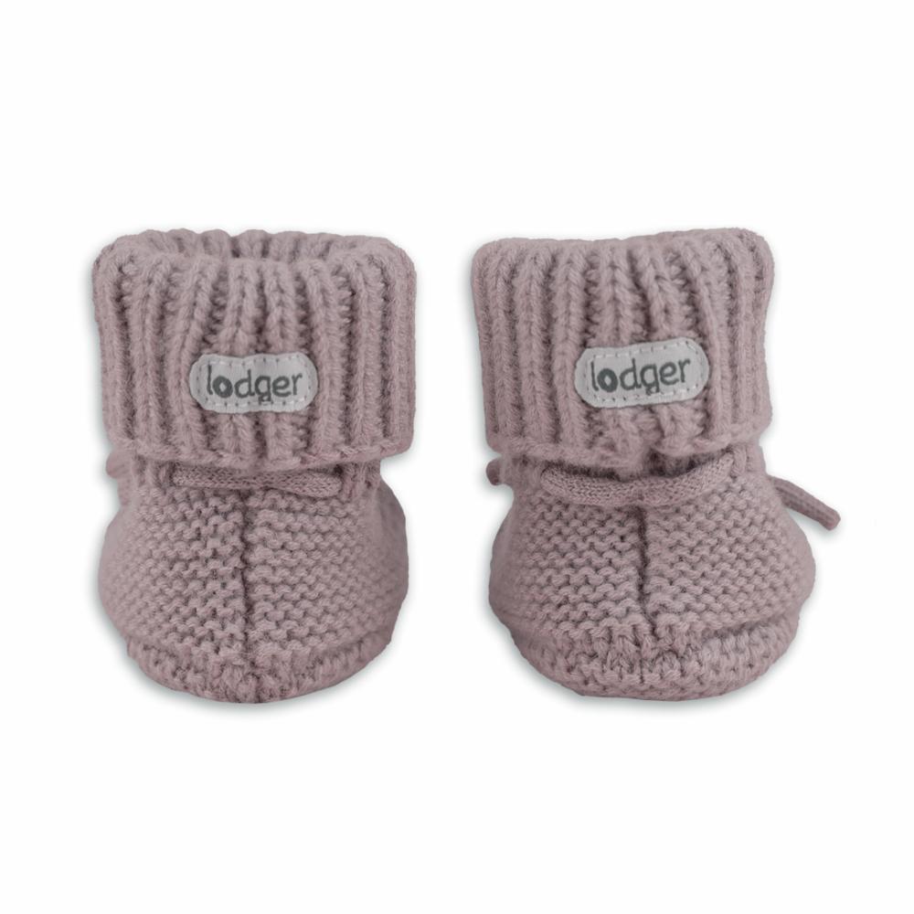 Lodger Merinovilla Tossut - Rose - 0-6kk
