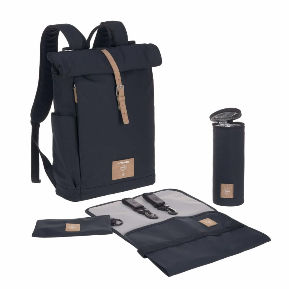 Lässig Rolltop Hoitolaukku/Reppu - Nightblue