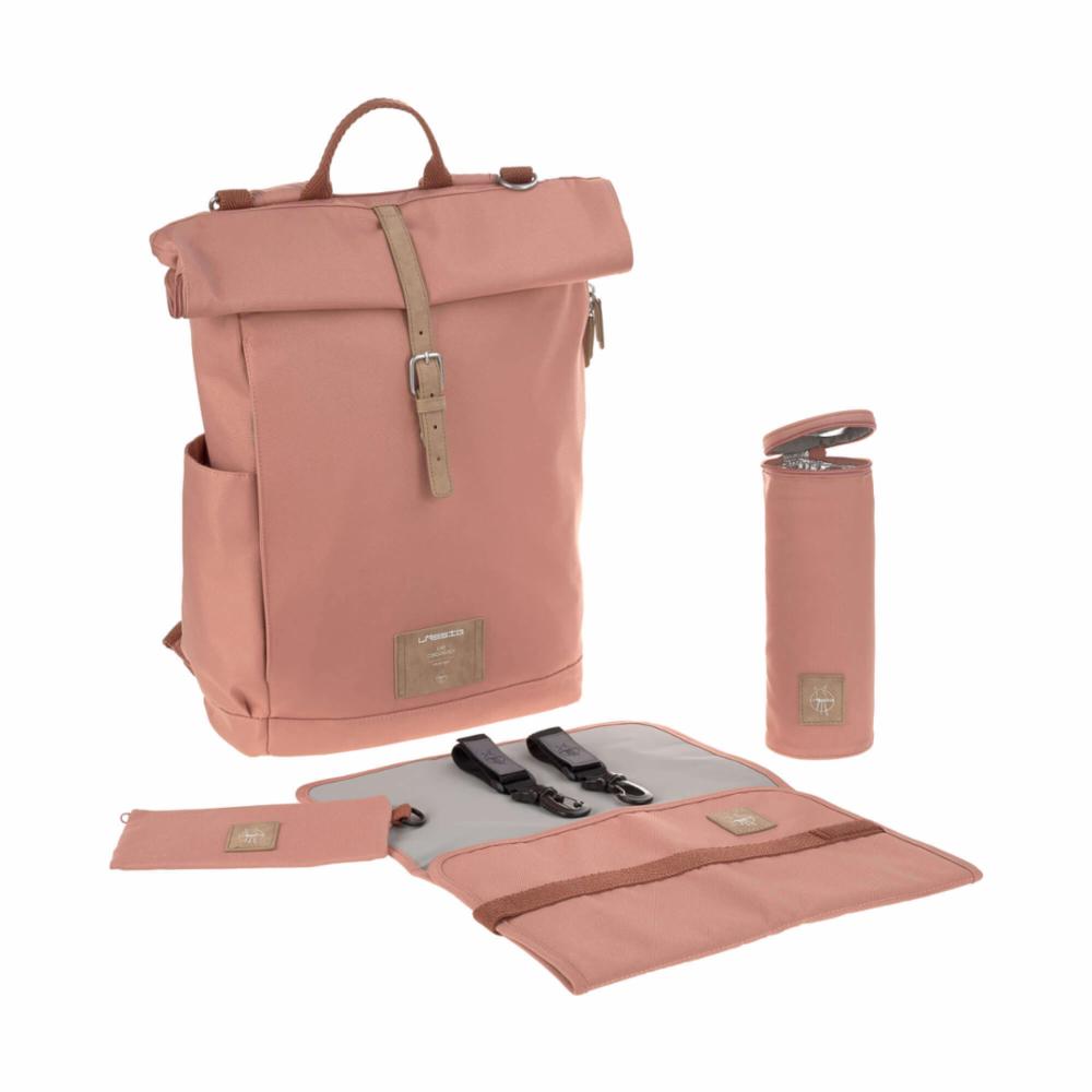 Lässig Rolltop Hoitolaukku/Reppu - Cinnamon