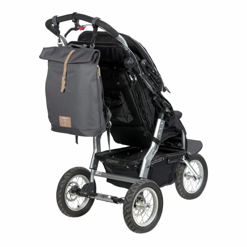 Lässig Rolltop Hoitolaukku/Reppu - Anthracite