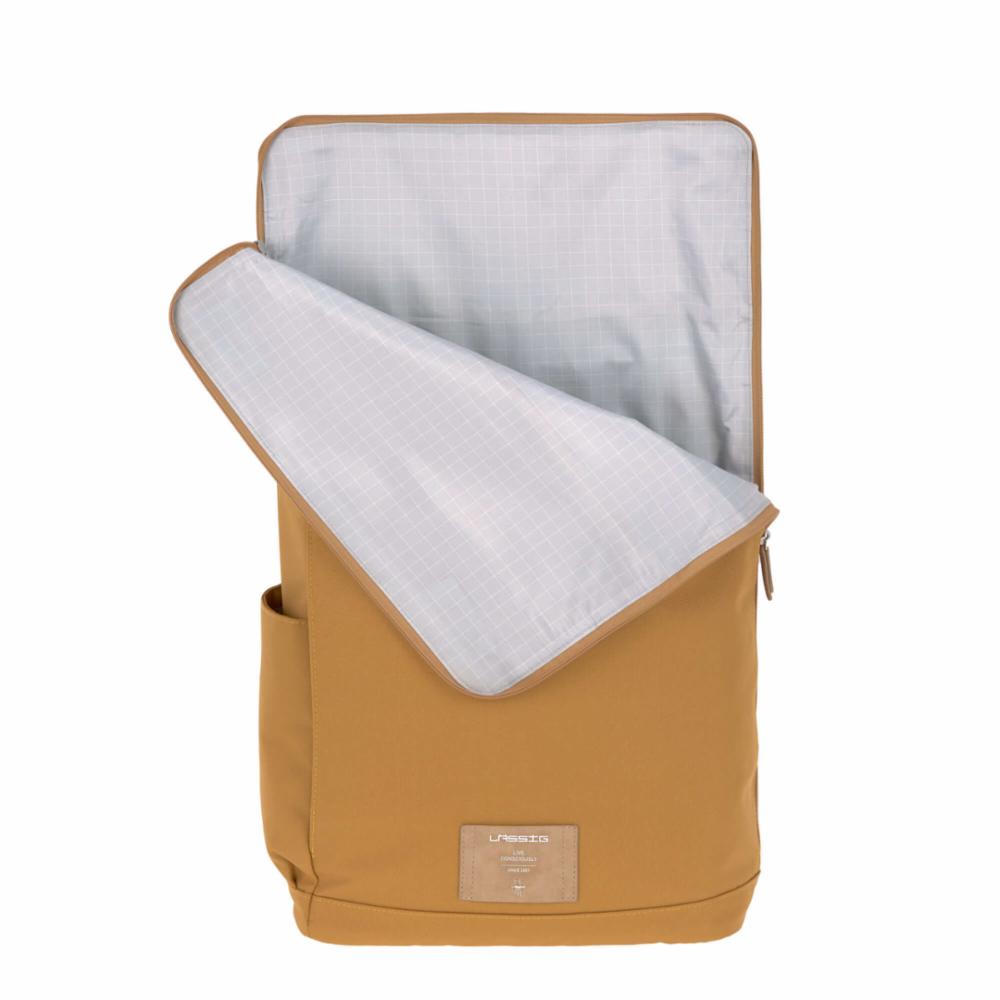 Lässig Rolltop Hoitolaukku/Reppu - Curry