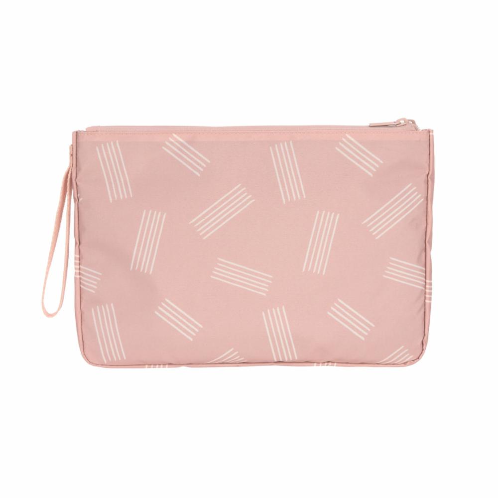 Lässig Diaper Clutch - Stripes Rose