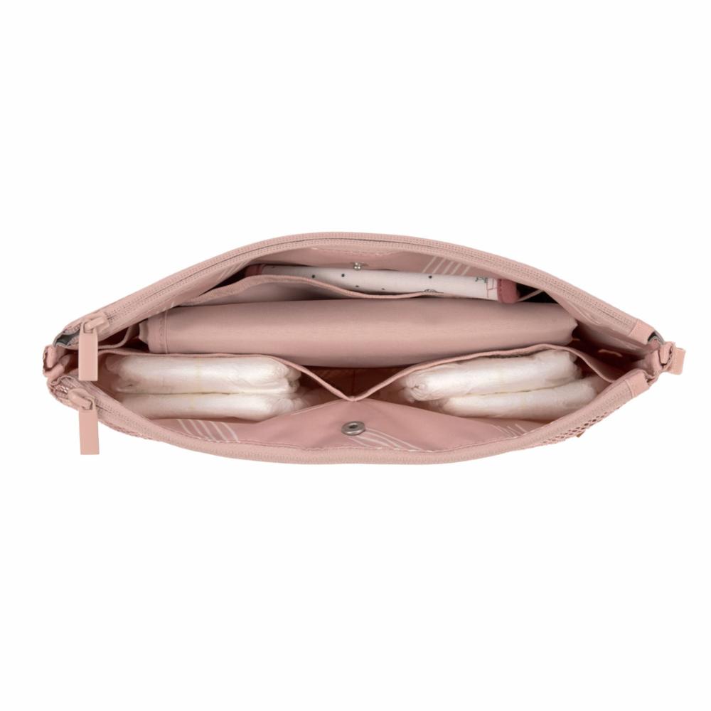 Lässig Diaper Clutch - Stripes Rose