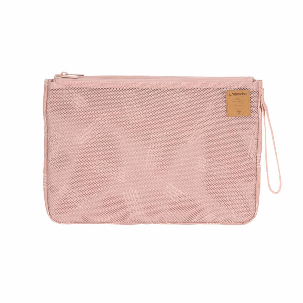 Lässig Diaper Clutch - Stripes Rose