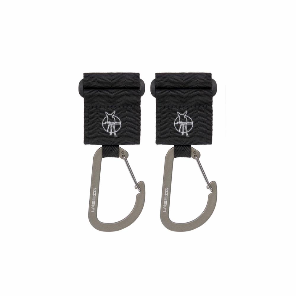 Lässig Stroller Hooks 2 pack - Black