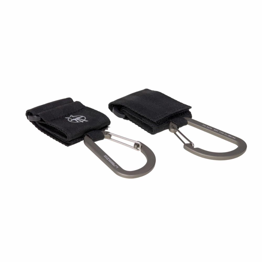 Lässig Stroller Hooks 2 pack - Black