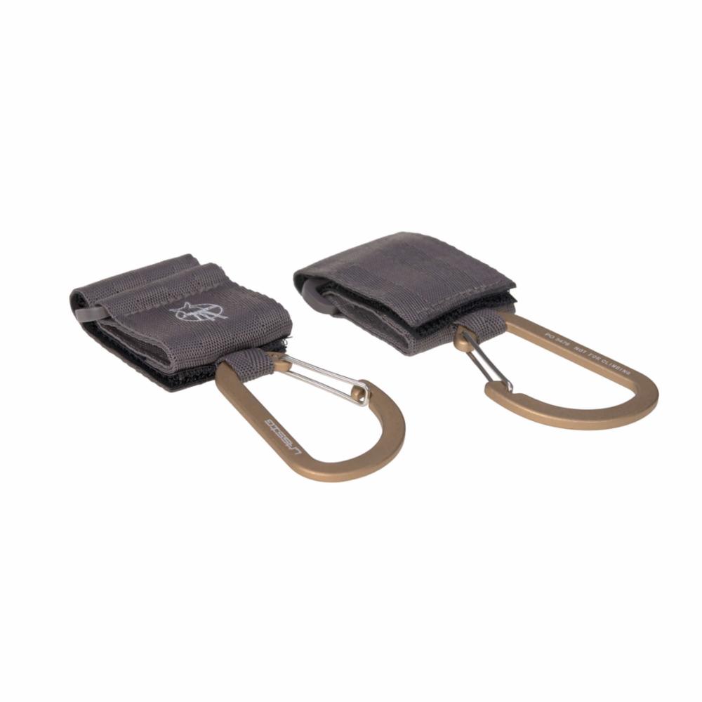 Lässig Stroller Hooks 2 pack - Anthracite