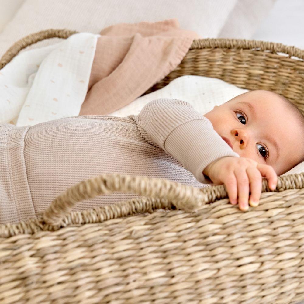 Lässig Swaddle 85cm 3pc, Moon Peach