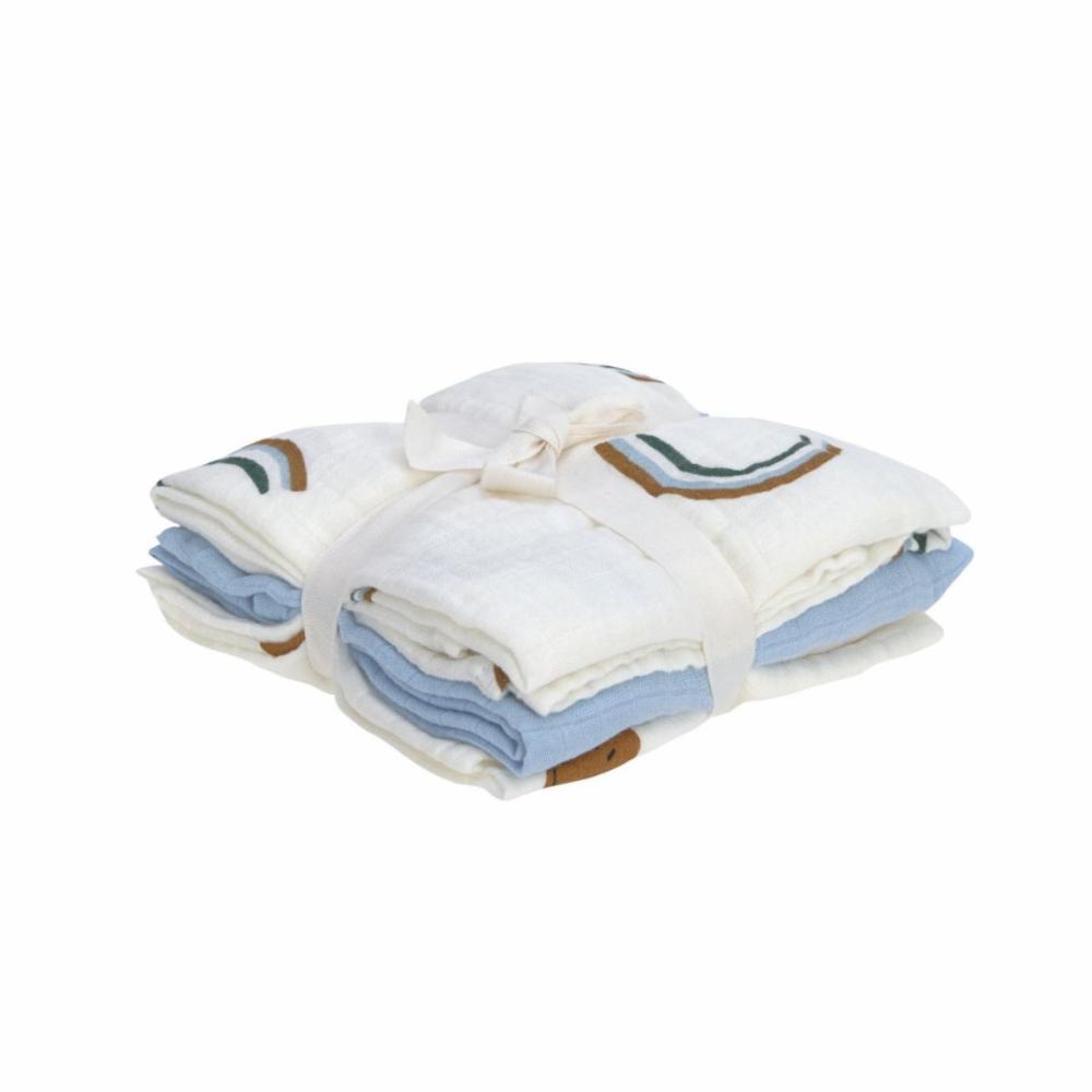 Lässig Puuvillaharso 60cm 3kpl - Happy Sky blue