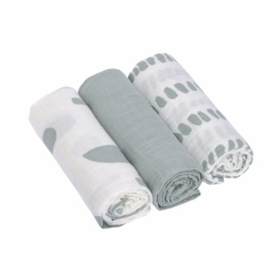 Lässig Puuvillaharso 60cm 3kpl - Strokes Silver grey