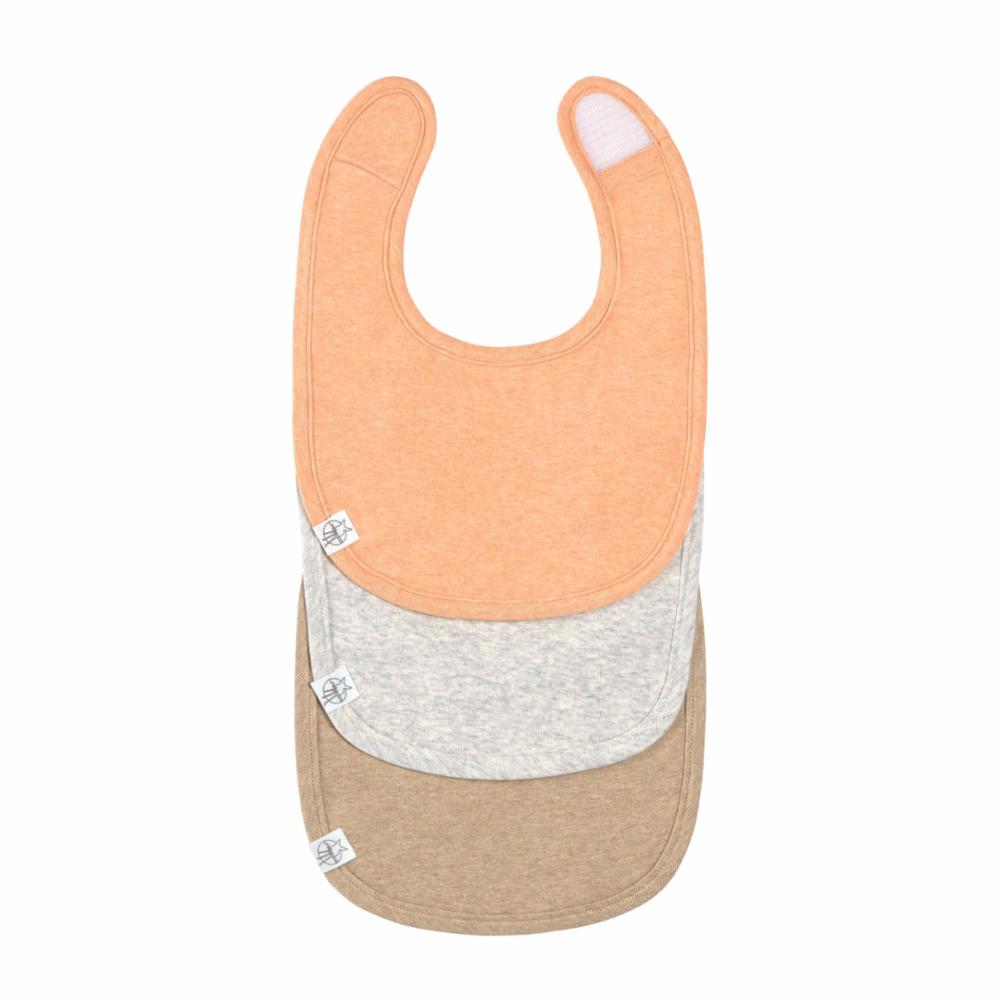 Lässig Ruokalappu 3 kpl - Apricot Lightgrey Nature