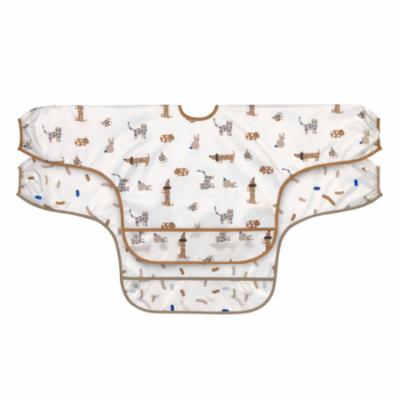 Lässig Ruokalappu Hihalla 2 kpl Little Mate - Royal Blue