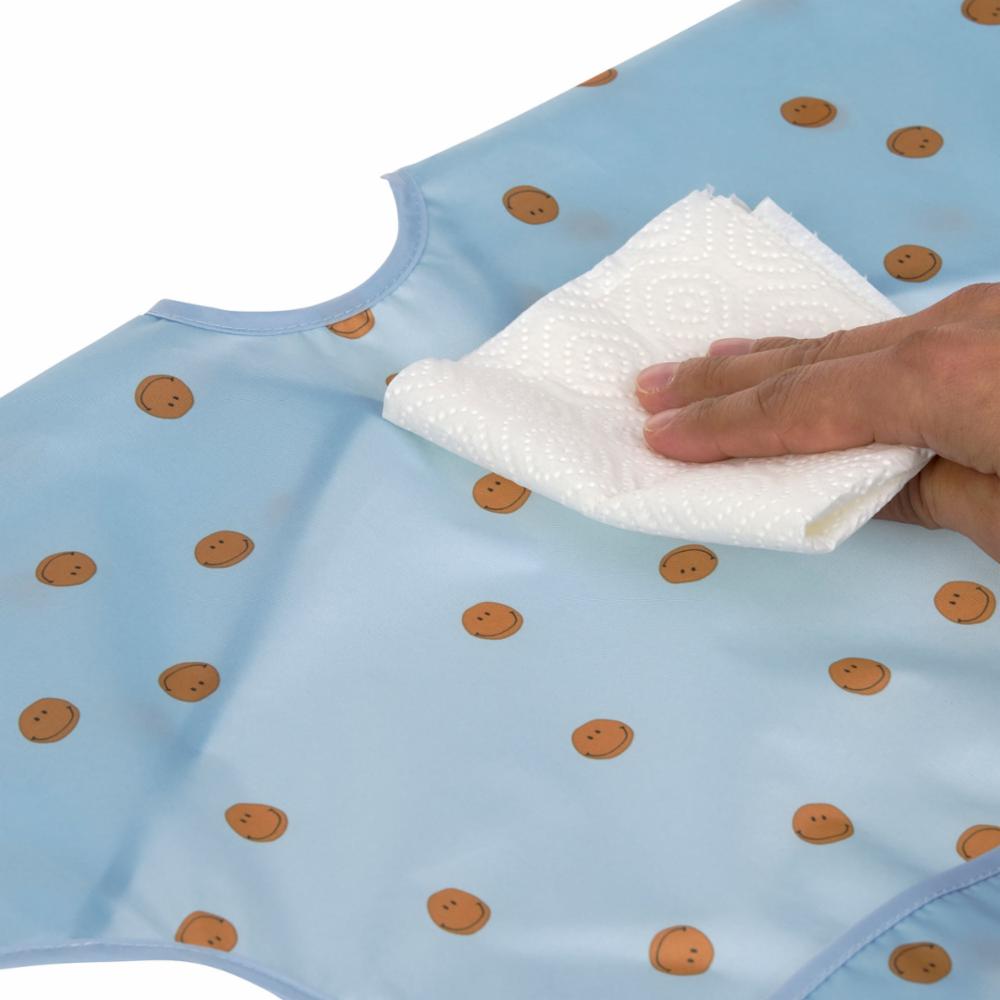 Lässig Bibs with Sleeve 2 pcs - Happy Sky Blue