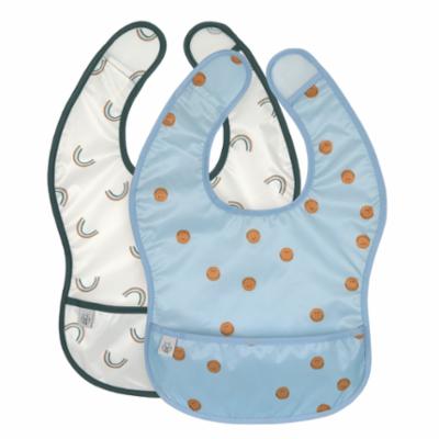 Lässig Lightweight Bibs 2 pcs - Happy Sky Blue