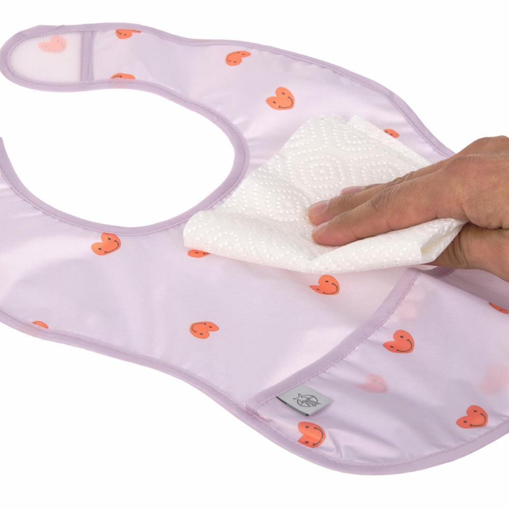 Lässig Lightweight Bibs 2 pcs - Happy Lavender