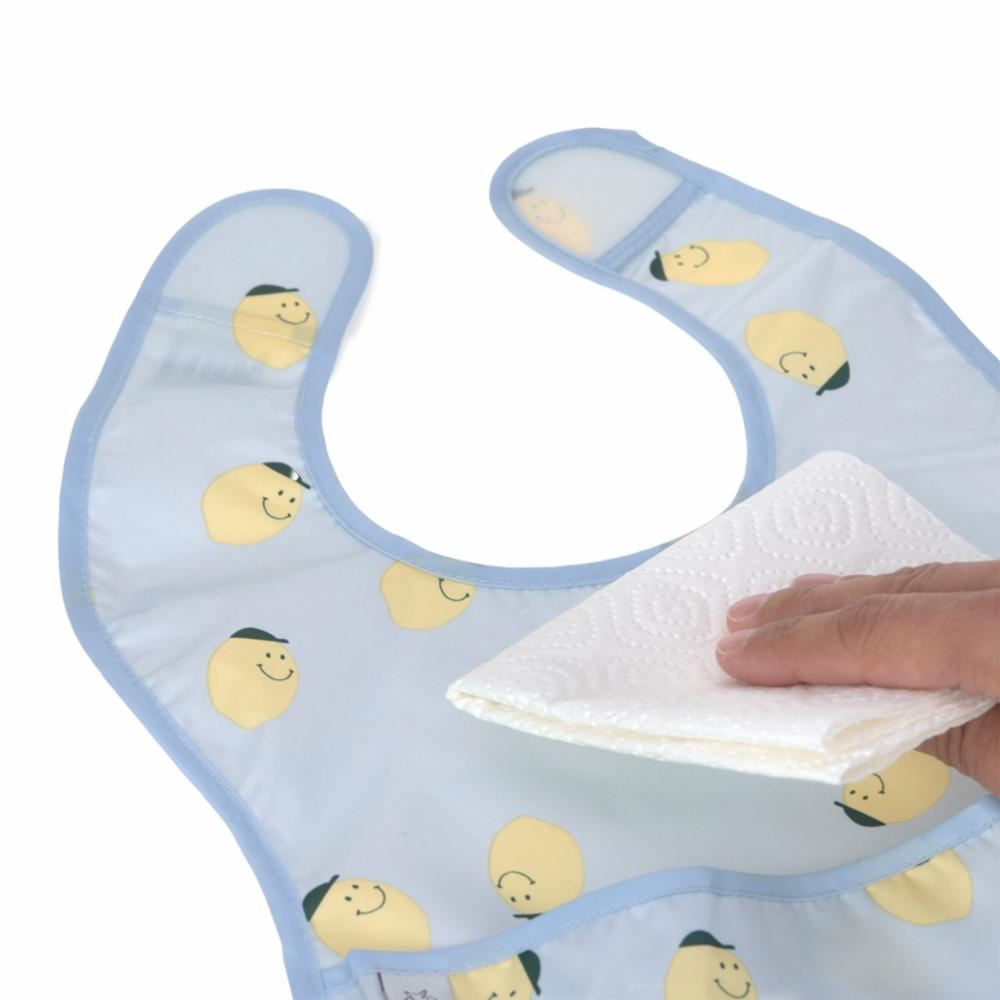 Lässig Lightweight Bib 2 pcs - Happy Fruits Lemon