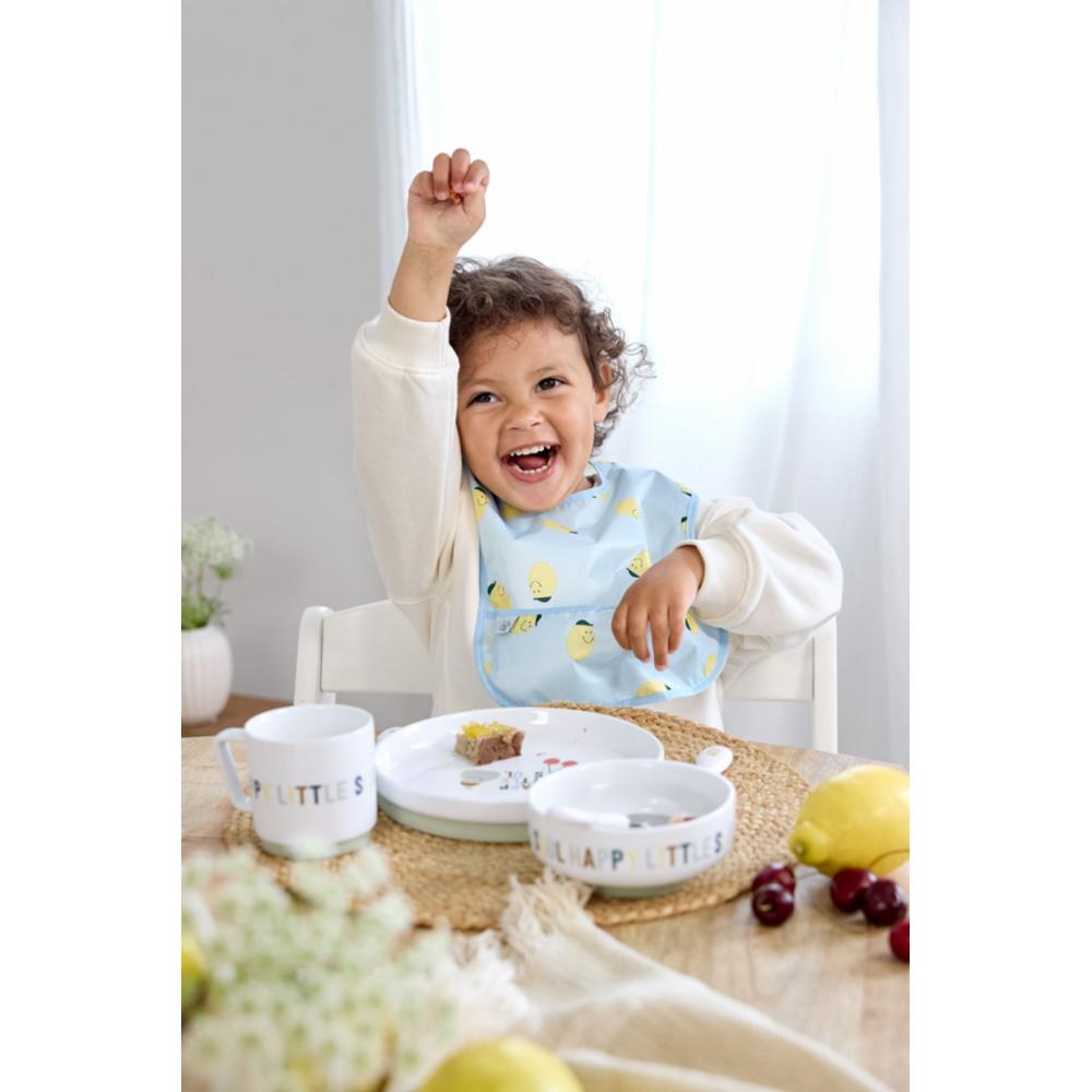 Lässig Lightweight Bib 2 pcs - Happy Fruits Lemon