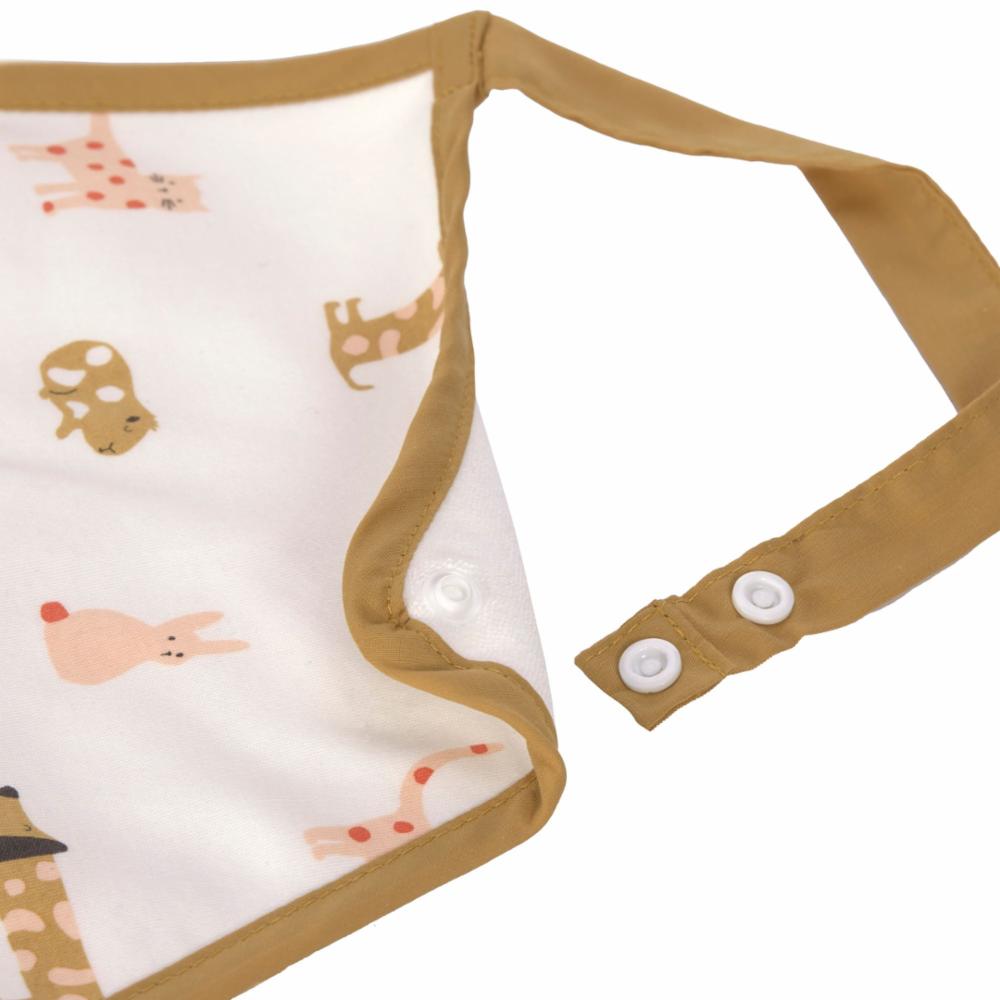 Lässig Medium Drop Bib 2 pcs Little Mate - Spicy Orange