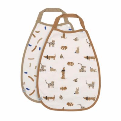 Lässig Medium Drop Bib 2 pcs Little Mate - Royal Blue