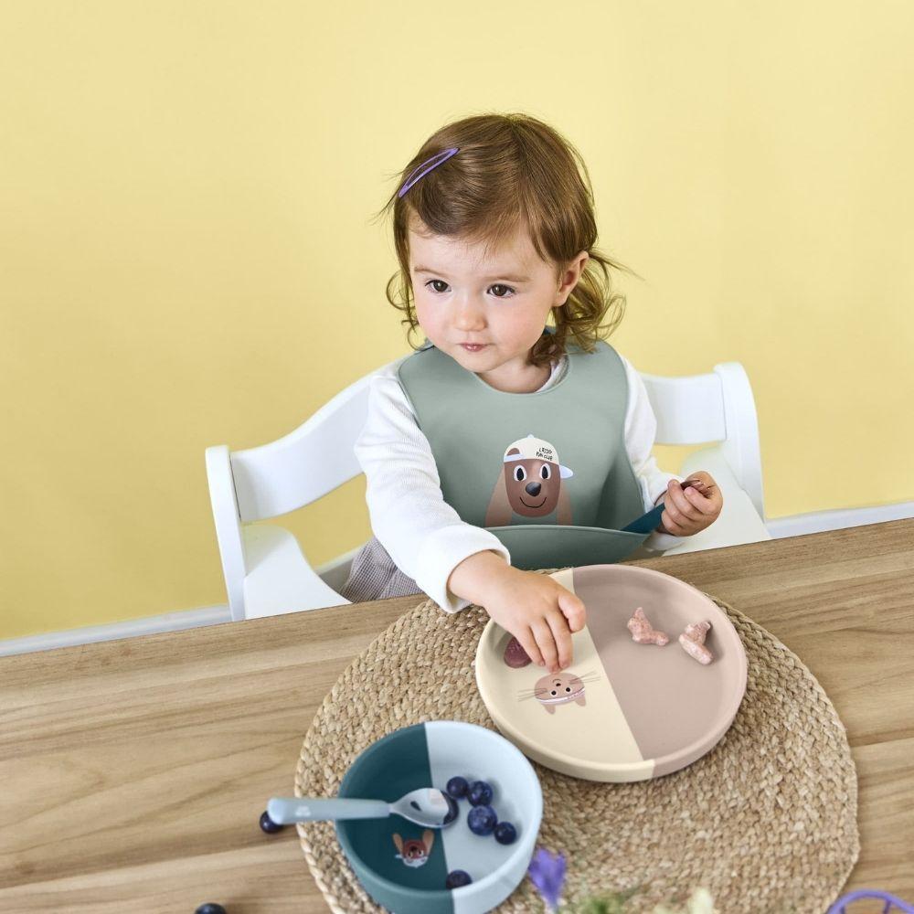 Lässig Silikoniruokalappu - Tiny Dog