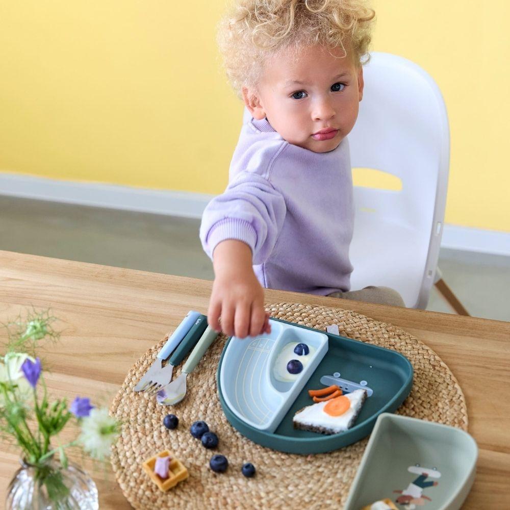 Lässig Silikoni Lautassetti 3kpl - Tiny Dog