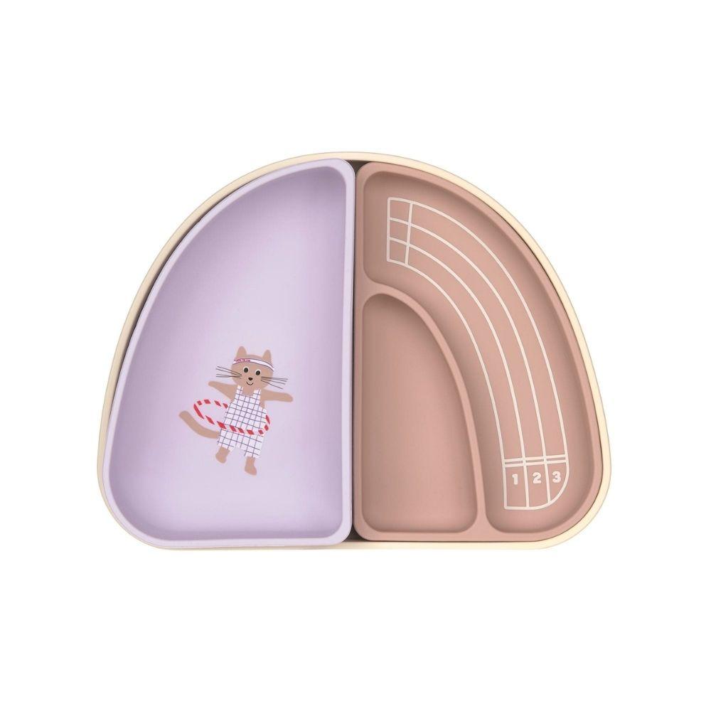 Lässig Silikoni Lautassetti 3kpl - Tiny Cat
