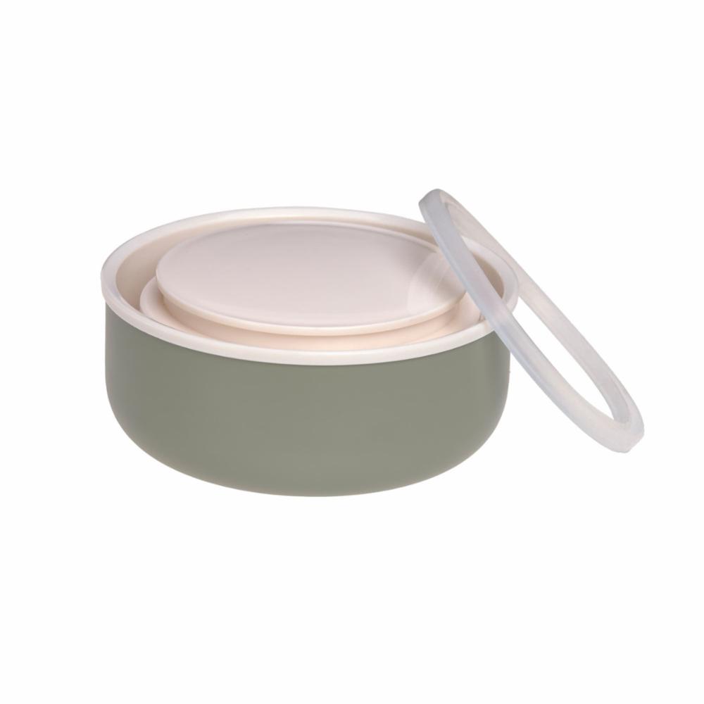 Lässig Food Jar - Happy Prints Olive