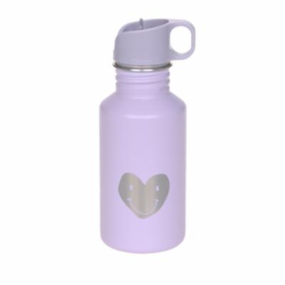 Lässig Teräs Juomapullo - Little Gang - Heart Lilac
