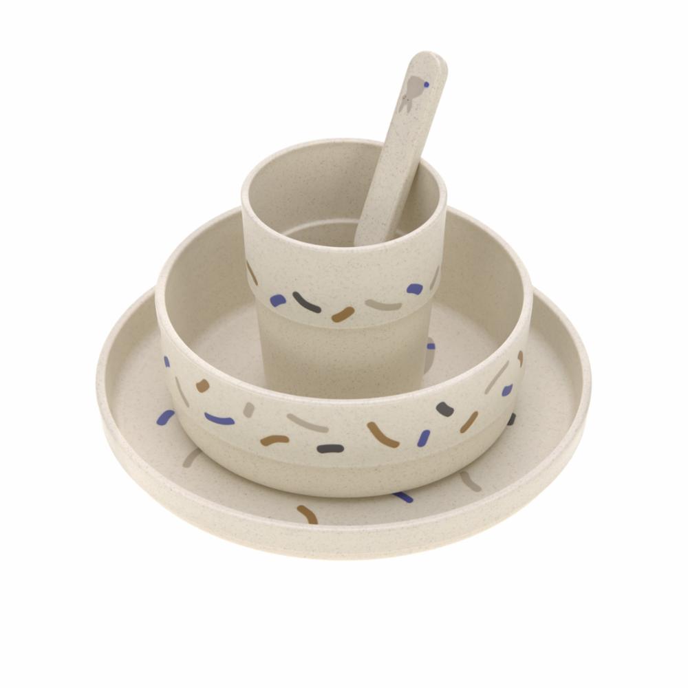 Lässig Dish Set PP/Cellu, LM royal blue