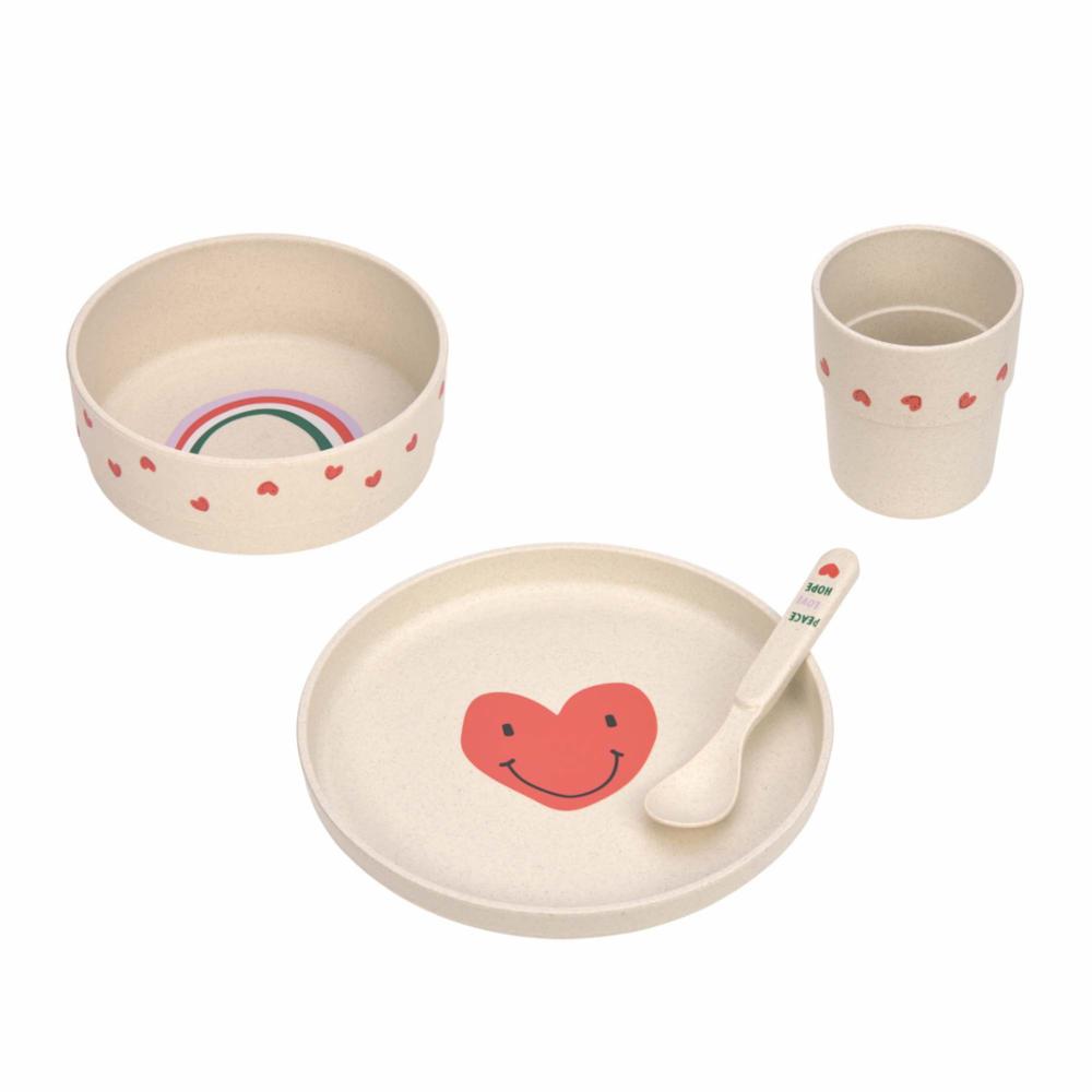 Lässig Dish Set PP/Cellu, Happy Lavender