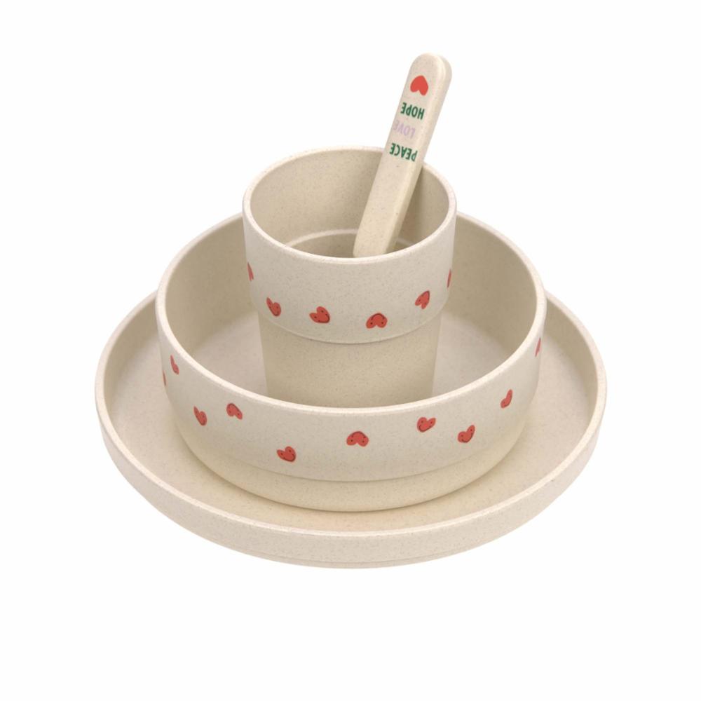 Lässig Dish Set PP/Cellu, Happy Lavender