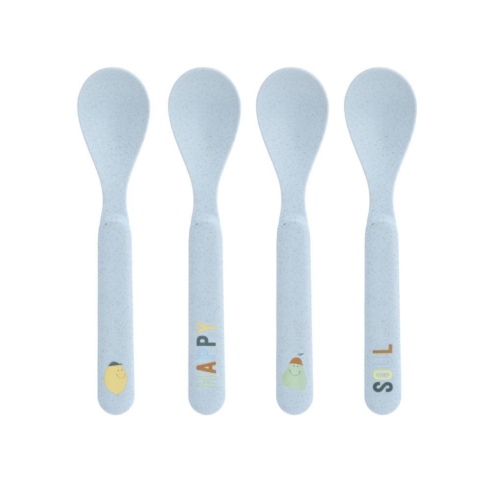 Lässig Sked Set 4st, Happy Fruits Lemon