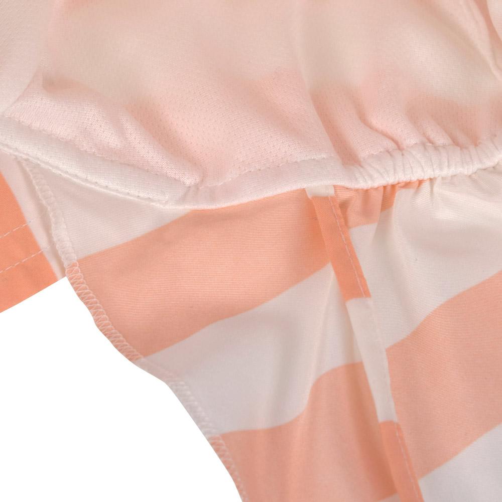 Lässig UV-hattu lipalla - Block Stripes peach, 3-6 kk, koko 43/45