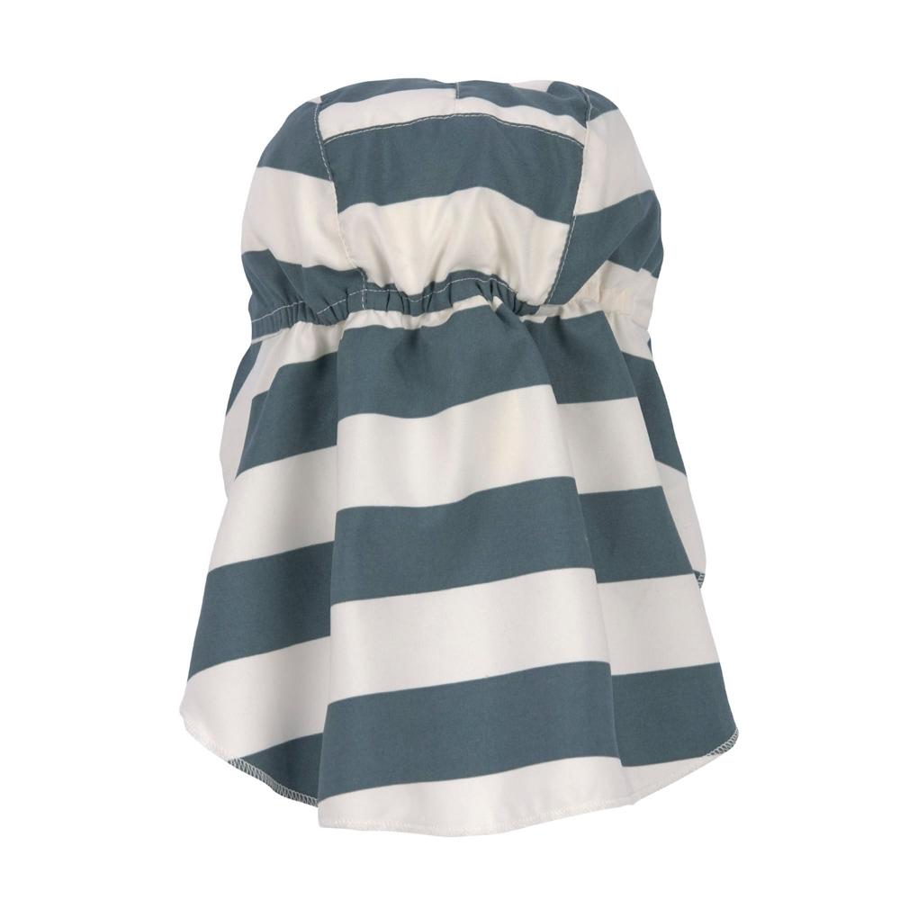 Lässig UV-hattu lipalla - Block Stripes blue, 3-6 kk, koko 43/45