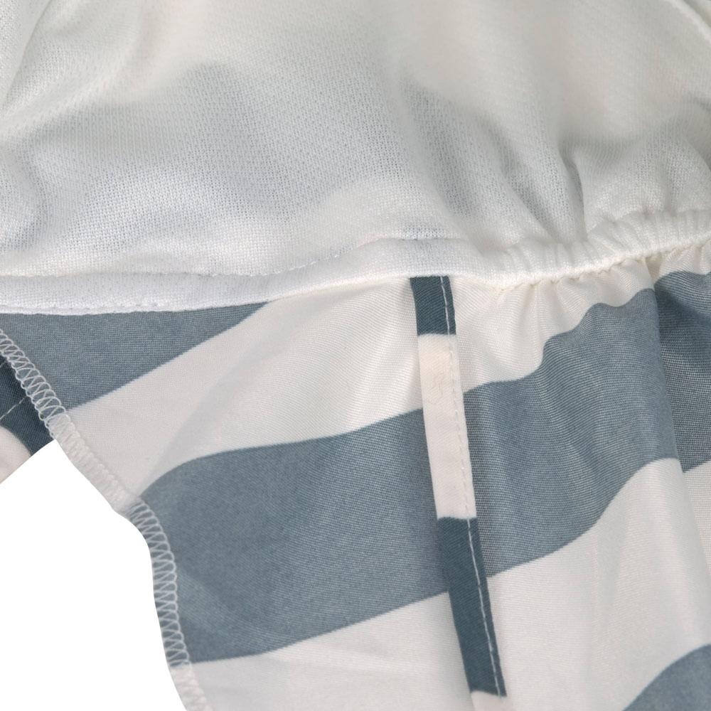 Lässig UV-hattu lipalla - Block Stripes blue, 3-6 kk, koko 43/45