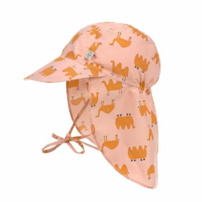 Lässig UV-hattu lipalla - Camel pink, 7-18 kk